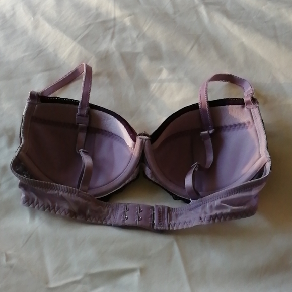(3/$45) Washed, never worn purple lace Charade bra - Picture 3 of 6